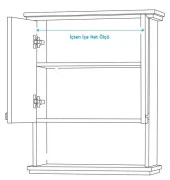 Gürçay Led Işıklı Dolap İçi Askı Borusu Pilli 101-120 cm - 3