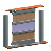 Sürgü Kapak Tekeri GAMA 1 Takım - 2