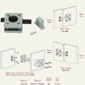 Kabin Kapı Kilidi 25.657 thumbnail 2
