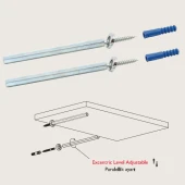 Gizli Raf Bağlantı Çubuğu 10*140mm (2 Adet) - 2