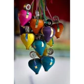 Gürçay Nostaljik Ahşap Topaç Oyuncak 5li Demet - 2