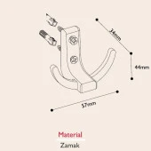 Gürçay Elbise Palto Askısı 23.111 (2 Adet) - 2