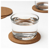 IKEA AVSKILD 4 ADET 10 CM MANTAR BARDAK FİNCAN KUPA ALTLIĞI - 2