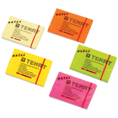 Temat Yapışkanlı Not Kağıt 50x75 MM Fosforlu Pembe 11609 thumbnail 2