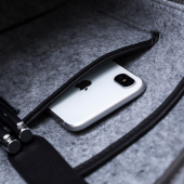 Bouletta Sardis Deri Notebook Evrak Çantası FL1 Siyah - 7