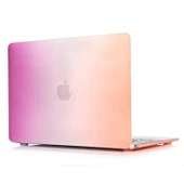 Macbook Air Kılıf 13 inç Rainbow (Eski USB'li Model 2010-2017) A1369 A1466 ile Uyumlu - 9