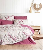 Cotton Box Ranforce Nevresim Takımı Tek Kişilik Renata Mürdüm - 1