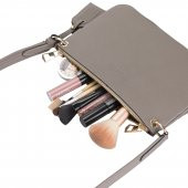 Bouletta Jane Deri Kadın Çantası DRP3 Gri - 3