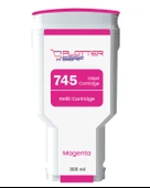 Feyink HP 745 Magenta (M) Orijinal Mürekkep Dolumlu Feyink Kartuş 300 ml Kırmızı - 1