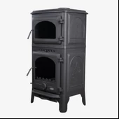 Volkan V-58 Fırınlı Küllüklü Döküm Şömine Soba thumbnail 1