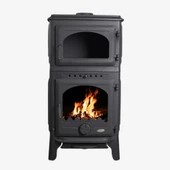 Volkan V-58 Fırınlı Küllüklü Döküm Şömine Soba thumbnail 2