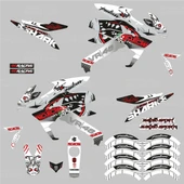 Bajaj Pulsar 200 NS Rossi Sticker Set Beyaz - 2