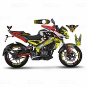 Bajaj Pulsar 200 NS Rossi Sticker Set Sarı - 1