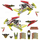 Bajaj Pulsar 200 NS Rossi Sticker Set Sarı - 2