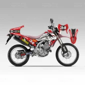 Honda CRF 250 L Lion Desing Sticker Set - 1