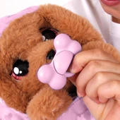 Baby Paws Sesli Yavru Köpek Peluş 20 Cm Cocker Pembe Çanta - 4