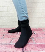 Hakiki Deri Tabanlı Termal Mest Konçlu Termal Çorap - 10