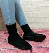 Hakiki Deri Tabanlı Termal Mest Konçlu Termal Çorap - 7