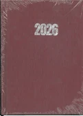 Özkan 2026 Ajanda 14x20 Cilt bezli Bordo Hafta Sonları Birleşik thumbnail 1
