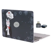 Macbook Pro Kılıf 13inç M1-M2, Dog01NL (Type-c'li Model)A2338 A2289 A2251 A1706-08 A1989 A2159 ile Uyumlu thumbnail 4