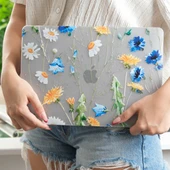 MacBook Pro 13 Çiçek Desenli TPU Sert Hard Case İnce Hafif Koruma M1-M2 Uyumlu 13 inç thumbnail 7