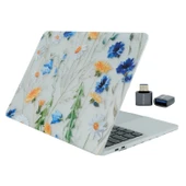 MacBook Pro 13 Çiçek Desenli TPU Sert Hard Case İnce Hafif Koruma M1-M2 Uyumlu 13 inç thumbnail 4
