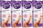 Sesu Tüy Dökücü Krem 40ML Hassas Ciltler (4 Lü Set) - 1