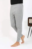 Akbeniz Erkek Pamuk Tek Alt Pijama Gri 27551 - 8