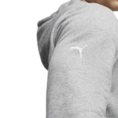 Puma BMW MMS ESS Hoodie Fleece Medium Gray He Erkek Sweatshirt - 4
