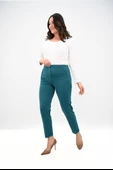 Kadın Büyük Beden Yüksek Bel Esnek Klasik Pantolon 6311-25 thumbnail 3