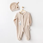 Andywawa bal  rengi  Erkek Bebek Kadife  tulum thumbnail 1