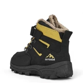 Albishoes Erkek Çocuk Kürklü Cırt Cırtlı Soğuk Geçirmez Kışlık Outdoor Trekking Çocuk Bot (26-35) - 3