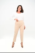 Kadın Büyük Beden Yüksek Bel Klasik Pantolon 6302-25 - 9