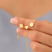 925 Ayar Gümüş Kişiye Özel Pullu Harf Bileklik - CB00133 thumbnail 5