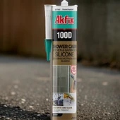 Akfix 100D Duşakabin Silikonu Beyaz 280ml - 2
