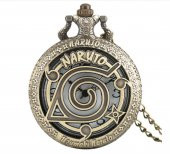 NARUTO UZUMAKI SAAT CEP SAATİ KOLYE KONOHA QUARTZ MEKANİZMA - 1