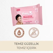 Paddlers 3'ü 1 Arada Makyaj Temizleme Mendili 3x20 (60 Yaprak) thumbnail 4