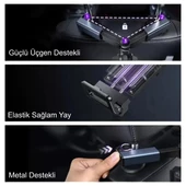 HyMark Araba Kafalık 12.9 İnç Araç Arka Koltuk Evrensel Tablet ve Telefon Tutucu 360° Dönebilir thumbnail 5