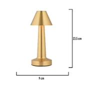 Percy Eskitme Şarjlı Dokunmatik Dim Edilebilir 3 Renkli Masa Lambası 2000ma Pil Gücü Ile 7 Saat thumbnail 5