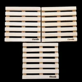 Escoines Koleksiyon Sarıçam 3Adet Gönderilecektir Ahşap Kare Nihale 18,5x18,5cm 3996366946605af82f - 1