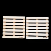 Escoines Koleksiyon 2Adet Gönderilecektir Ahşap Kare Nihale Sarıçam 18,5x18,5cm 3996366946502513dd - 1