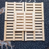 Escoines Koleksiyon 5Adet Gönderilecektir Ahşap Sarıçam Kare Nihale 18,5x18,5cm 399636694677074728 - 7