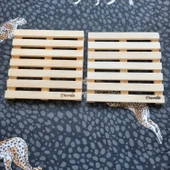 Escoines Koleksiyon 2Adet Gönderilecektir Ahşap Kare Nihale Sarıçam 18,5x18,5cm 3996366946502513dd - 6