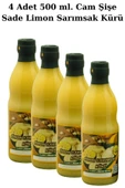 Limon Sarımsak Kürü El Yapımı Cam Şişe) 500 Ml X4 - 1