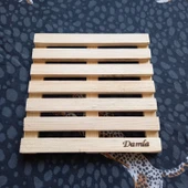 Escoines Koleksiyon 1Adet Gönderilecektir Sarıçam Ahşap Kare Nihale 18,5x18,5cm 399636694644bb3ce0 - 6