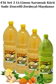 Limon Sarımsak Kürü 4 x 2 Lt. Set (Sade-Zencefilli-Zerdeçallı-Maydonozlu) - 1