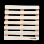 Escoines Koleksiyon 1Adet Gönderilecektir Sarıçam Ahşap Kare Nihale 18,5x18,5cm 399636694644bb3ce0 - 1