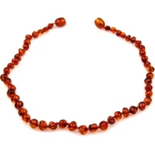 Babyjem Kehribar Bebek Kolyesi 587 Koyu Bej - 1