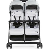 Chicco Ohlala Twin İkiz Bebek Arabası Silver - 2