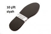SİYAH SUNİ DERİLİ PATİK TABANI (10LU PAKET) - 4